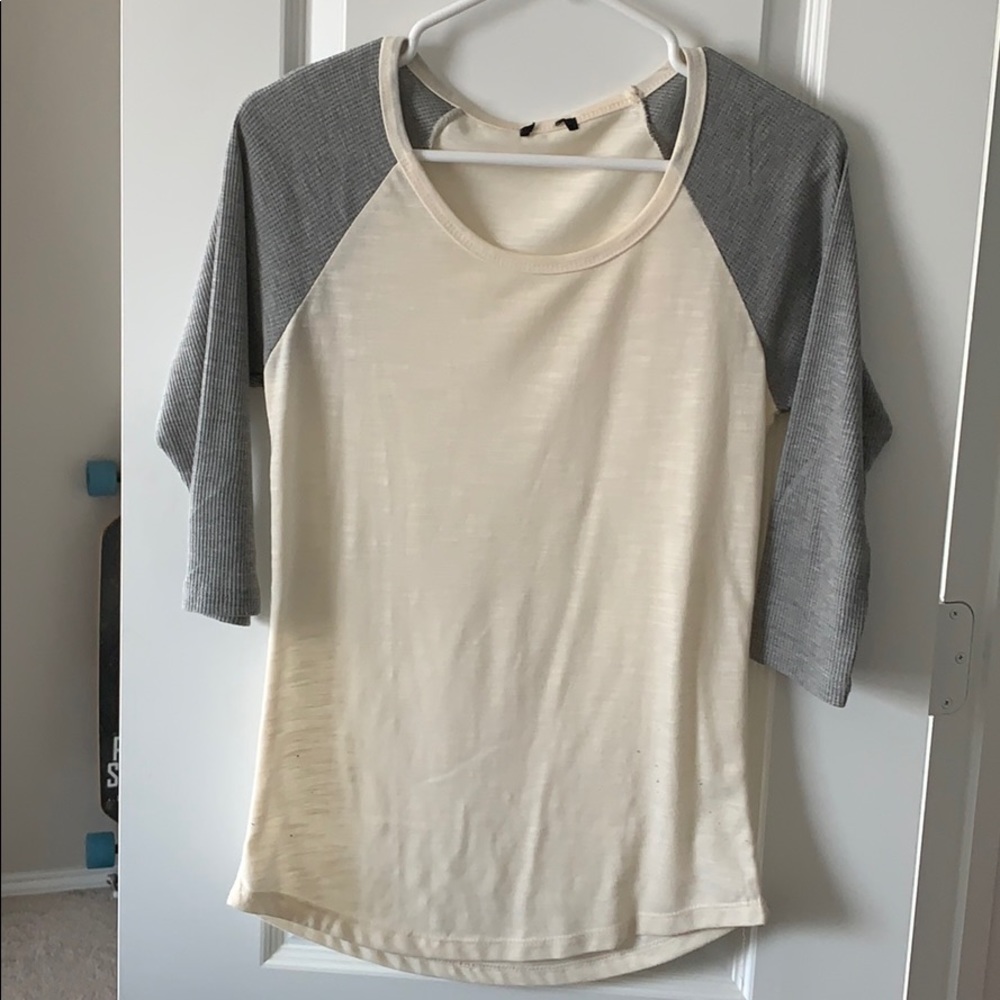 Baseball style tee
